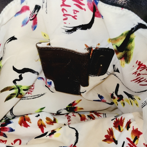 Chi by Falchi Hobo Tapestry Shoulder Bag Italy - Picture 8 of 10